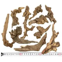 MRW-6933 小流木(スリムウッド)まとめ売り　10本セット　アクアリウム