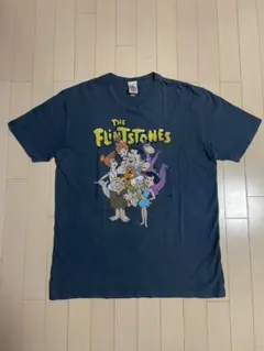 フリントストーン Tシャツ ネイビー