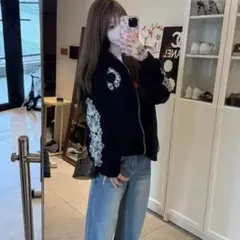 【新品未使用】Chrom heartsパーカー