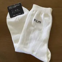 Ralph Lauren ソックス ホワイト 22-24cm