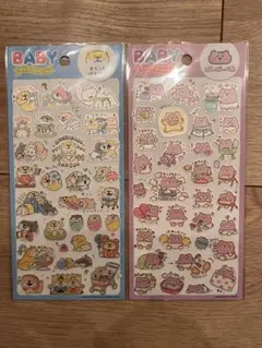 マインドウェイブ ベビーキャラクターシール 2シートセット