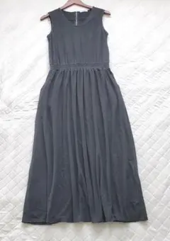 【セール！】simplicite　ノースリーブワンピース　ブラック