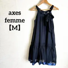 アクシーズファム【M】axes femme ワンピース　結婚式 パーティードレス