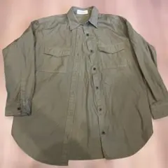 Frame Work カーキ 長袖シャツ