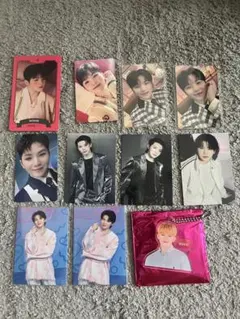 SEVENTEEN WOOZI トレカ&アクリルキーホルダー 11点セット