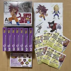 ドラゴンボール DAIMA一番くじA賞超サイヤ人4孫悟空(ミニ) 他