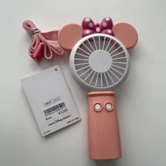 ディズニー ミニー　ハンディファン