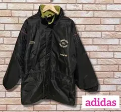 ⌘ヴィンテージ　adidas ナイロンジャケット　黒＊OB