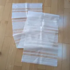 ホワイト ペイズリー柄 シアー生地 ハンドメイド素材