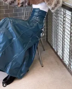 eenie スカート　グリーンのサムネイル