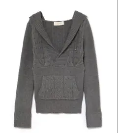 andmary Taylor hoodie knit tops gray - メルカリ