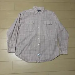 Polo by Ralph Lauren 長袖チェックシャツ ダブルポケット L