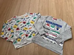 プラレール 新幹線 長袖 トレーナー 120cm 2枚セット