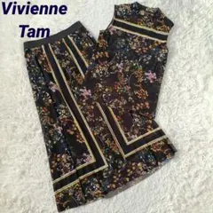 90s VIVIENNE TAM Power Mesh Setup 花刺繍 黒 - メルカリ