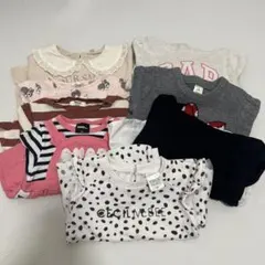 キッズガールトップス8点セット 80~95cm