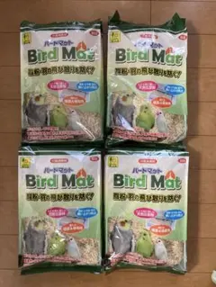 バードマット 5L 小鳥用床材 インコ 文鳥 ケージ敷材 天然広葉樹 12袋