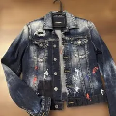 Dsquared2 ダークブルー デニムジャケット 34