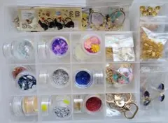 ★まとめ売り レジン アクセサリー材料セット ロンデル チャーム