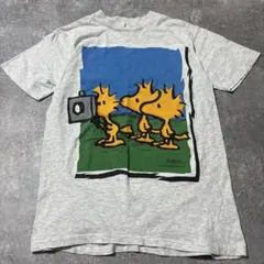 希少　90s スヌーピー　ウッドストック　デカプリント　ビンテージ　peanut