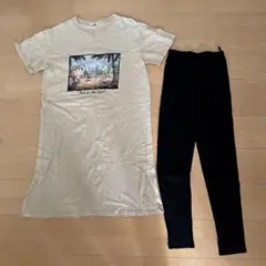 ワンピース　レギンス　2点セット