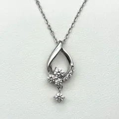 Canal 4℃ ドロップ ネックレス SILVER