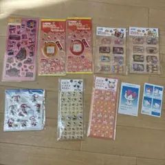サンリオ タイルシール　ウサハナ ハローキティ
