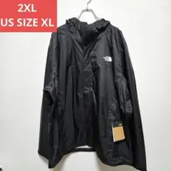XXL 新品 ノースフェイス ナイロンパーカー ジャケット 黒 ブラック US