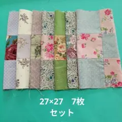 綿生地 パッチワーク カットクロス 紫 花柄 20×15cm 18枚 - メルカリ