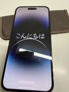 iPhone 14 Pro スペースブラック ケース付き