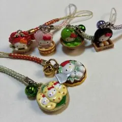 ご当地キティ　キティストラップ　キティ根付け　キティまとめ売り　6点　サンリオ