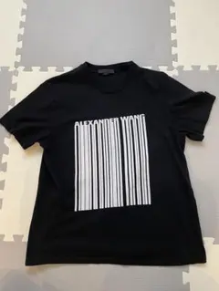 ALEXANDER WANG バーコードロゴ Tシャツ　ブラック サイズM