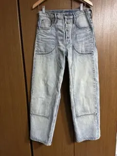 SUGARHILL Faded Double Knee Denim Pants