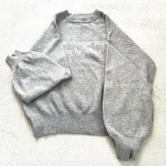 【期間限定値下】Reina Hoshi グレー ニットセーター 長袖