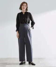 【新品】grove グローブ ハイパーストレッチストラップパンツ Mサイズ