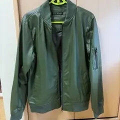 訳アリ！未使用　テットオム　TETEHOMME ma-1ジャケット　カーキ　L