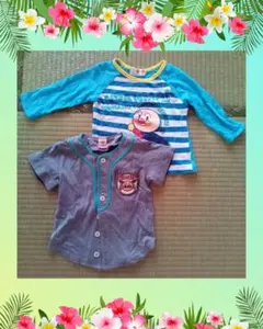 アンパンマンTシャツ、ベストセット