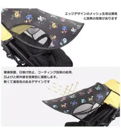 ベビーカー日よけ ＵＶカット ベビーカー サンシェード 日除け 通気