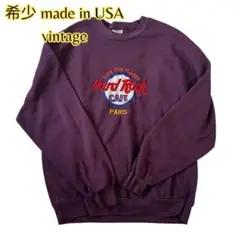 USA古着　Hard Rock CAFE トレーナー　スウェット　vintage