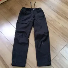 130cm 黒 長ズボン ウエストゴム