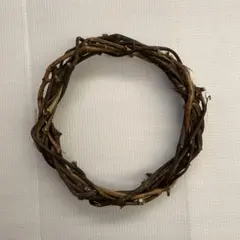 1) 山葡萄　リース土台　直径約30cm クリスマスリース　自然素材　蔓　無農薬