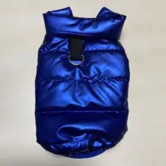 冬物セール⭐︎ダウンジャケット風　犬服　XS ブルー