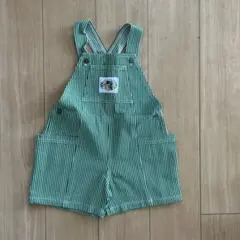 新品未使用 タグ付き しまむら×chimajiro ヒッコリーサロペット