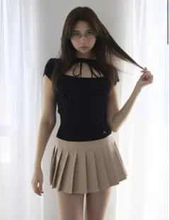 ANDMARY Bell frill knit tops - メルカリ