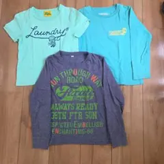 Laundry & Smile LaundryTシャツ·ロンT3点セット 120