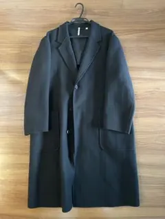 UNIQLO U ブラック チェスターコート