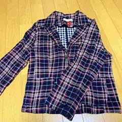 【処分価格】チェックジャケット　△