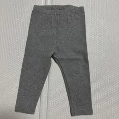 UNIQLO ベビー リブレギンス グレー 80cm