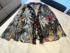 atelier EICO シースルーフリル着流しカーディガン　　　豹の潜む森！柄のサムネイル
