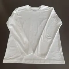 無印良品　長袖クルーネックカットソー　Tシャツ　Mサイズ　ホワイト