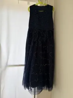 キッズ フォーマルドレス ネイビー 150cm